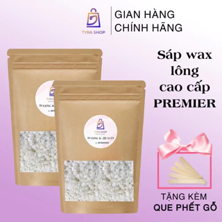 Sáp Wax Lông Ngọc Trai Siêu Bám Lông Dùng Được Cho Da Nhạy Cảm Tyra Store Tặng Kèm Que Gỗ Phết Sáp