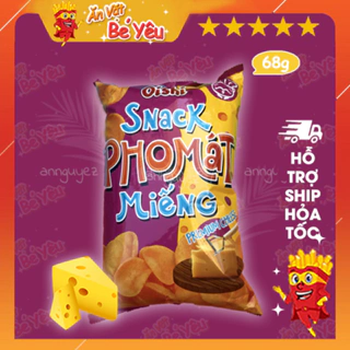 Bim bim Oishi snack pho mát miếng 68g siêu to khổng lồ phomat phomai