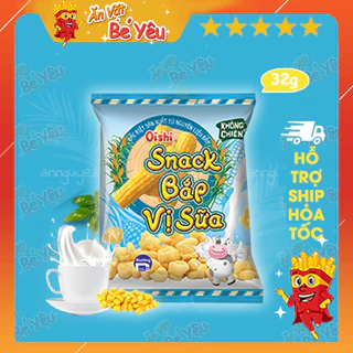 Bim bim Oishi snack bắp vị sữa 32g