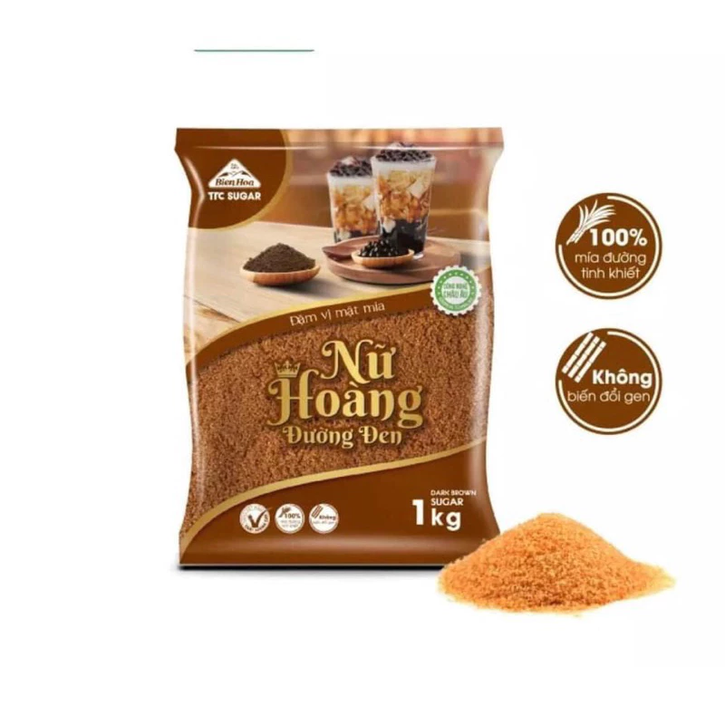 Đường đen Nữ Hoàng Biên Hoà 1kg