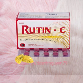 RUTIN C -Hộp 100 viên - Bổ sung vitamin C