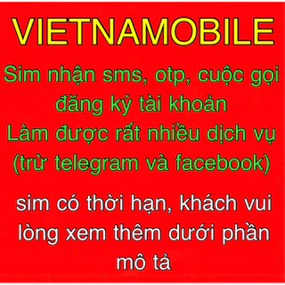 SIM VIETNAMOBILE có thời hạn