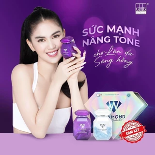 Viên uống trắng da Ngọc Trinh Diamond White Day & Night, trắng da toàn thân, mờ nám, hàng chính hãng