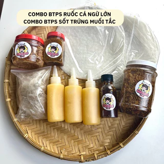 COMBO BÁNH TRÁNG PHƠI SƯƠNG RUỐC CÁ NGỪ LỚN & COMBO BTPS SỐT TRỨNG MUỐI TẮC - COMBO 12 FREESHIP