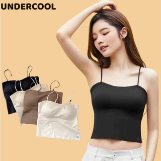 Áo bra hai dây có mút ngực cotton thun lạnh, Áo 2 dây vai sang chảnh có thể điều chỉnh HÀNG LOẠI 1