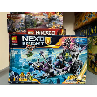 (Có sẵn) Bela Nexo Knights 10591- Mô hình lắp ráp cỗ xe quái vật của Ruina (224 mảnh)