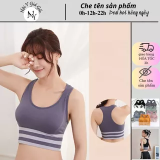 Áo bra, áo croptop Hàn siêu co giãn, áo gym nữ thời trang Hàn 999