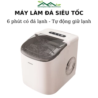 Máy Làm Đá Viên Siêu Tốc 6 Phút XIAOMI HICON Công Suất Lớn Tiết Kiệm Điện Giữ Lạnh 8h - Tủ Làm Đá Mini Làm Đá Nhanh