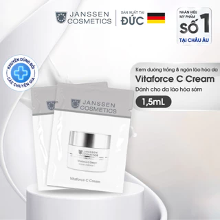 Kem dưỡng trắng da và ngăn ngừa lão hóa Janssen Cosmetics Vitaforce C Cream 1.5ml