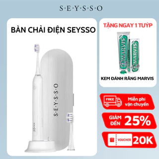 Bàn chải điện SEYSSO Carbon White Special Edition ( VOUCHER 15%)