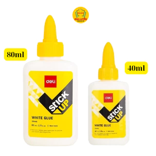 Keo Sữa Deli 40/80ml Dán Giấy, Caton,Vải, Dán Đồ Thủ Công-Mô Hình Kiến Trúc An Toàn Khôn Độc Hại