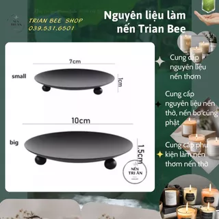 Đế để nến bằng kim loại - trang trí nến