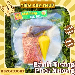 COMBO Bánh Tráng Phơi Sương / Muối Tép Hàng Phi / Bơ Béo / Sốt Me Siêu Ngon, Tiệm Ăn Vặt Thuỳ Bùi