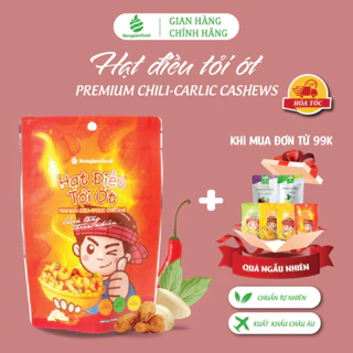 Hạt điều tỏi ớt Nonglamfood 45g | Premium chili-garlic cashews