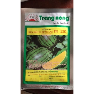 Hạt giống dưa hấu ruột vàng F1 XUÂN LAN TN 130 Trang Nông gói 20gram