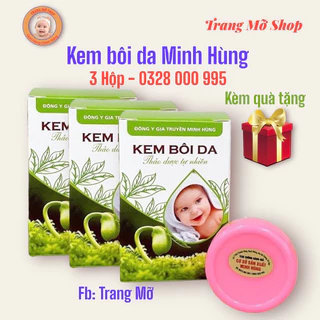 3 Hộp Kem Bôi Da Minh Hùng - Chính Hãng