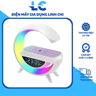 Loa Bluetooth Chữ G Chữ Q Kết Hợp Màn Hình Đồng Hồ, Đèn LED Thông Minh Âm Thạnh Sống Động, Kiểu Dáng Sang Trọng