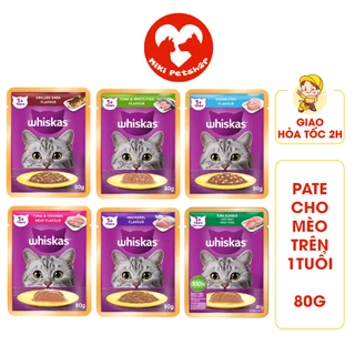 Pate Cho Mèo Trưởng Thành Pate Whiskas 80g - Miki Petshop