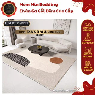 Thảm Panama Lông Cừu Họa Tiết Sang Chảnh, Làm Cho Căn Nhà Thêm Trang Trọng (2) -  Memminbedding