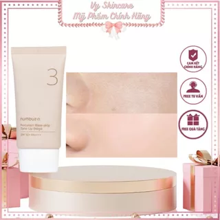 Kem chống nắng nâng tone Numbuzin Porcelain Base-skip 50ml phù hợp với mọi loại da