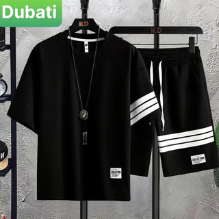 ĐỒ BỘ THỂ THAO 3 SỌC CÓ LO-GO CHẤT TỔ ONG DÙNG MẶC Ở NHÀ CAO CẤP - DUBATI FASHION