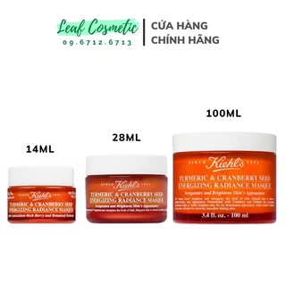 Mặt Nạ Nghệ Kiehl's Giảm Thâm Mụn, Làm Trắng Sáng Da Chống Lão Hoá Turmeric & Cranberry Seed Masque