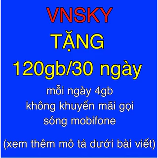 SIM VNSKY.69 Dùng Mạng 30 Ngày