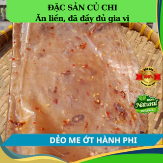 1kg Bánh tráng phơi sương Me ớt hành phi - Đặc sản Củ Chi ăn liền Loại 1