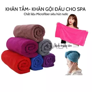 Khăn Gội Đầu Spa, Khăn mặt spa Khăn tắm Siêu Thấm Hút Nước, Siêu Mềm Mượt, Không Xù Lông , Giặt mau khô GALA