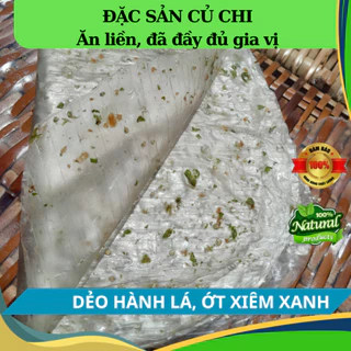 1kg bánh tráng phơi sương Dẻo hành lá ớt xiêm xanh - Đặc sản Củ Chi ăn liền, Loại 1