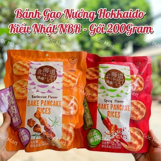 🤎 Bánh Gạo Nướng Hokkaido Kiểu Nhật NBR - Gói 200Gram 💜