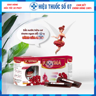 Sắt nước Fogyma - Bổ sung sắt cho phụ nữ mang thai và sau sinh, người thiếu hụt sắt - Hộp 20 ống 10ml