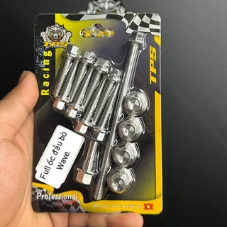 Combo Full ốc đầu bò Wave , Dream , Funeo , Fuled Inox 304 Thương hiệu TPS