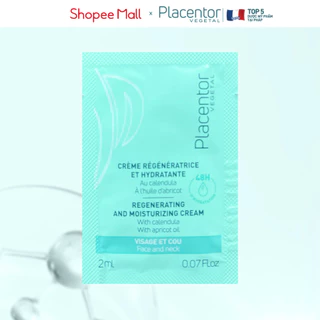 Sample Kem dưỡng ẩm và phục hồi da Placentor Regenerating And Moisturizing Cream 2ml