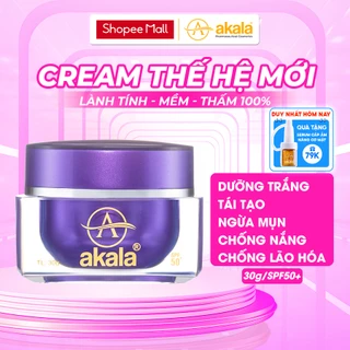 Dưỡng Trắng Da - Chống Nắng - Chống Lão Hoá - Tái Tạo - Ngừa Mụn akala ( Nhau Thai Cừu & Collagen Peptide) 30gram