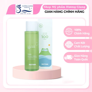 Toner Rau Má Jeju Cica Prettyskin Làm Sạch Bụi Bẩn, Bã Nhờn Còn Sót Lại Trên Da