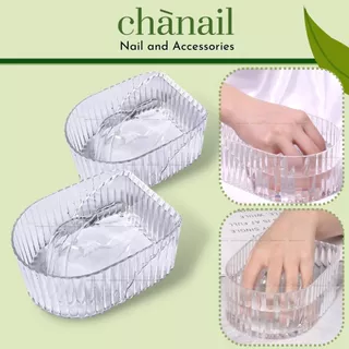 Bát ngâm tay trong suốt cao cấp làm nail sang chảnh màu trong dễ vệ sinh bằng nhựa bền bỉ - CHANAIL