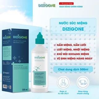 Nước súc miệng kháng khuẩn DIZIGONE - Xử lý nấm miệng, loét miệng, nhiệt miệng, hôi miệng