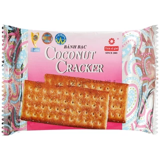 Bánh Quy Dừa Coconut Cracker Jessica Bạc Vuông (Gói 178g)