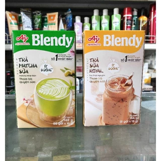 Trà sữa Royal/Trà Matcha sữa Blendy ít đường