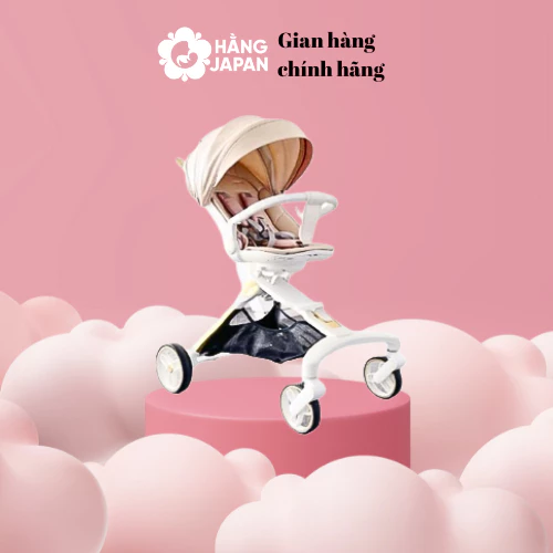 Xe đẩy gấp gọn cho bé Able Cozy Premium HÀN QUỐC xoay 360 độ - Siêu sang giỏ đồ rộng hàng chính hãng BH 1 năm