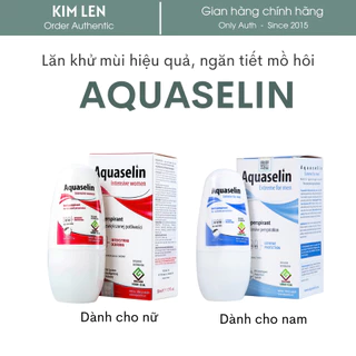 Lăn khủ mùi Aquaselin khử mùi hôi giúp nách khô thoáng tới 72h 50ml