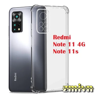 Ốp Lưng chống va đâp Anti Shock cho Xiaomi Note 11 4G,/ 11S Trong Suốt Siêu Rẻ