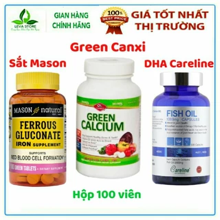 ✔️️️[Hàng Chính Hãng] Viên canxi hữu cơ cho bà bầu Green Calcium