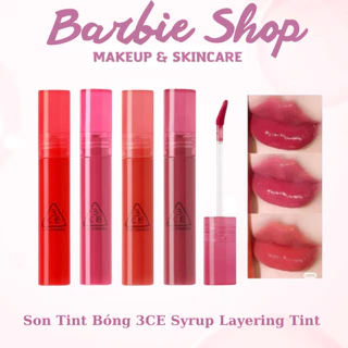 Son Tint Lì 3CE Syrup Layering Tint [Grapeful - Alive Pink - Afternoon Peach]