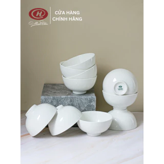 Bộ 6 Bát Cơm Trắng Trơn 11cm - Sứ Minh Châu - C06 HỒNG LỘC STORE