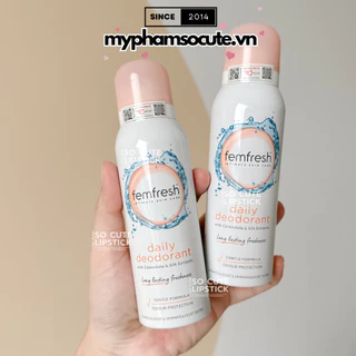 Xịt Femfresh khử mùi và thơm mát vùng kín cao cấp Femfresh Deodorant Spray 125ml màu Cam Cosin Store