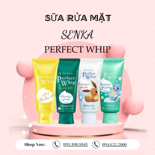 Sữa Rửa Mặt Tạo Bọt Senka Perfect Whip 120g