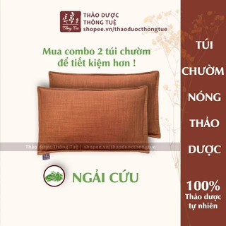 Set 2 túi chườm thảo dược cổ gáy, túi chườm bụng kinh NGẢI CỨU