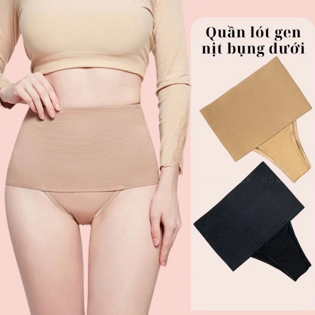 Quần Gen Nịt Bụng Dưới mặc váy, Quần lót định hình thon gọn co giãn tốt QGEN01